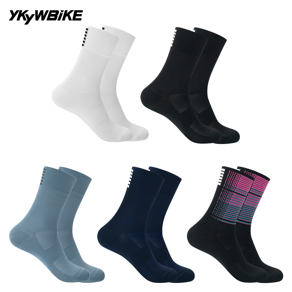 Sock Garter Men - YKYWBIKE スポーツレーシングサイクリングソックスプロブランドスポーツソックス通気性ロード自転車ソックス男性と女性アウトドア 9 色