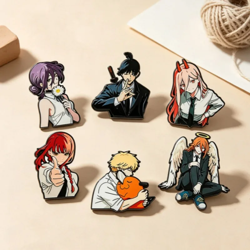 Tuxedo Lapel Pin - チェンソーマン レゼ アーク エナメルピンセット 6個入り バッジ