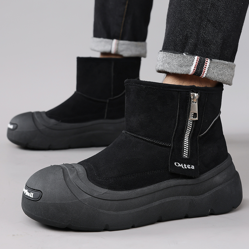メンズ用、冬用オックスフォードブーツ。PUレザー製で、内側は - Men Formal Wear With Boots のレビューと価格