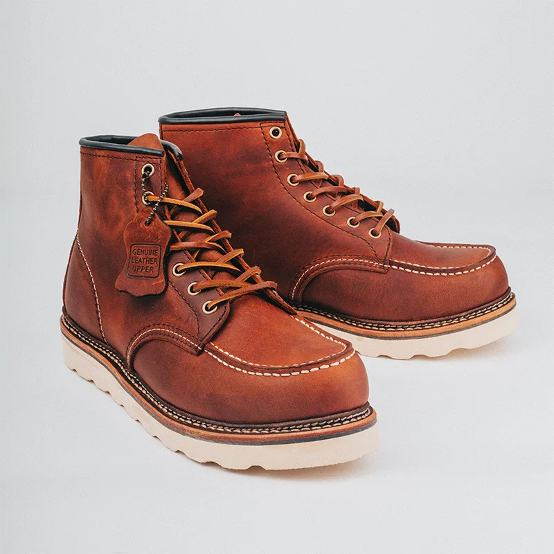 2025 春ヴィンテージ品質メンズカジュアルシューズ手作りグ - Men Formal Wear With Boots のレビューと価格