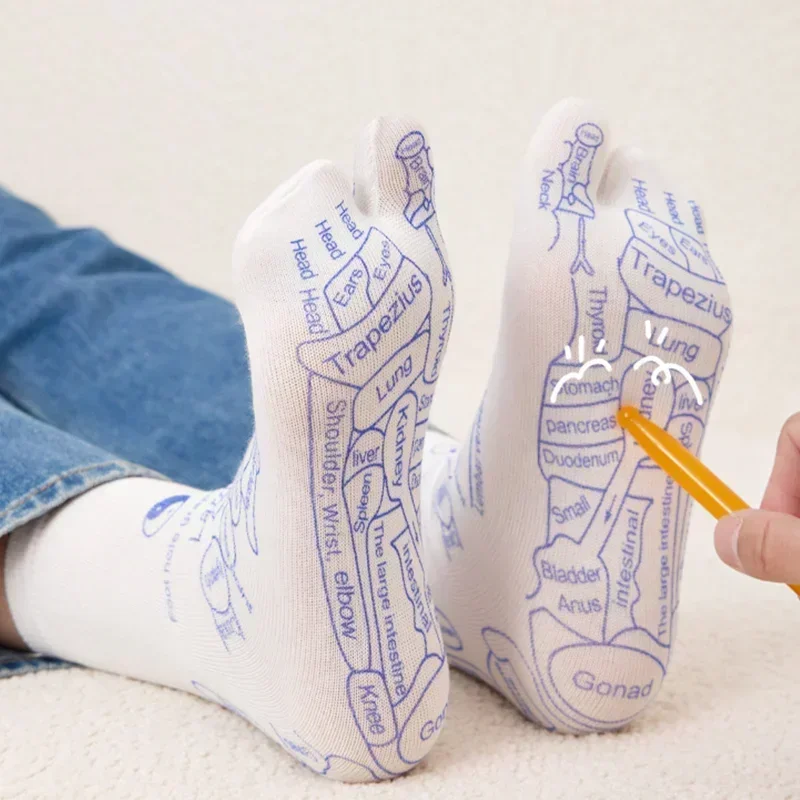 理学療法フットケアマッサージ疲れた足を和らげる靴下指圧フット - Sock Garter Men のレビューと価格
