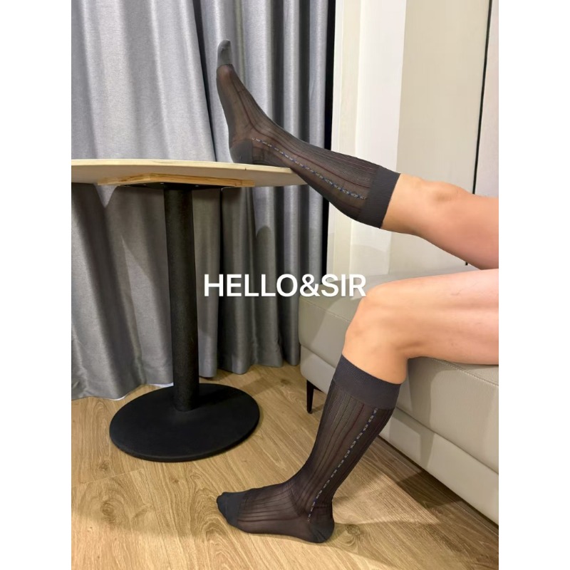 新ブランド メンズソックス ニーハイ ビジネス シアー フォ - Sock Garter Men のレビューと価格