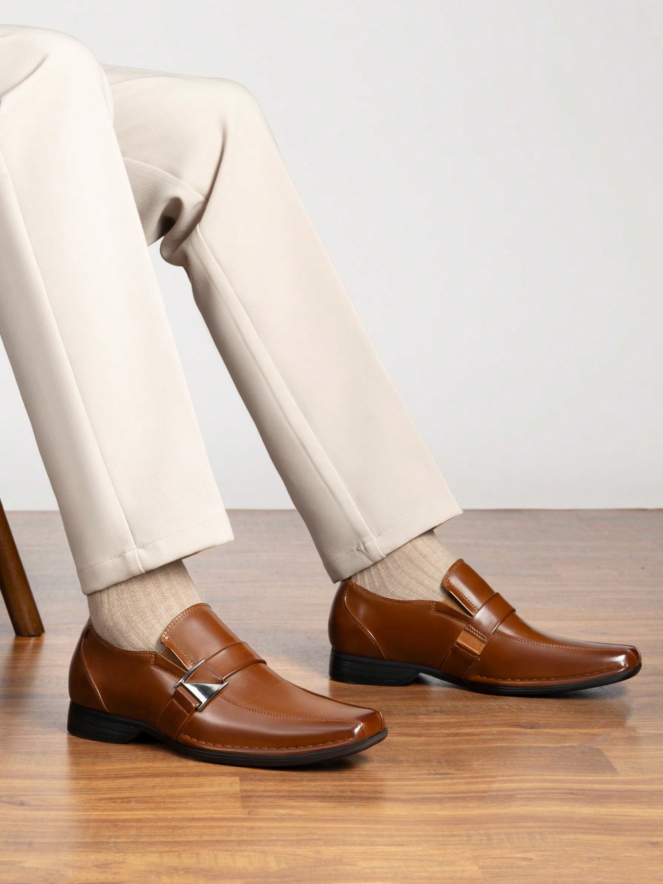 メンズ用、裏地付きのレザー製ローファー。履き心地の良いモカシ - Formal Men Daily Wear Footwear のレビューと価格