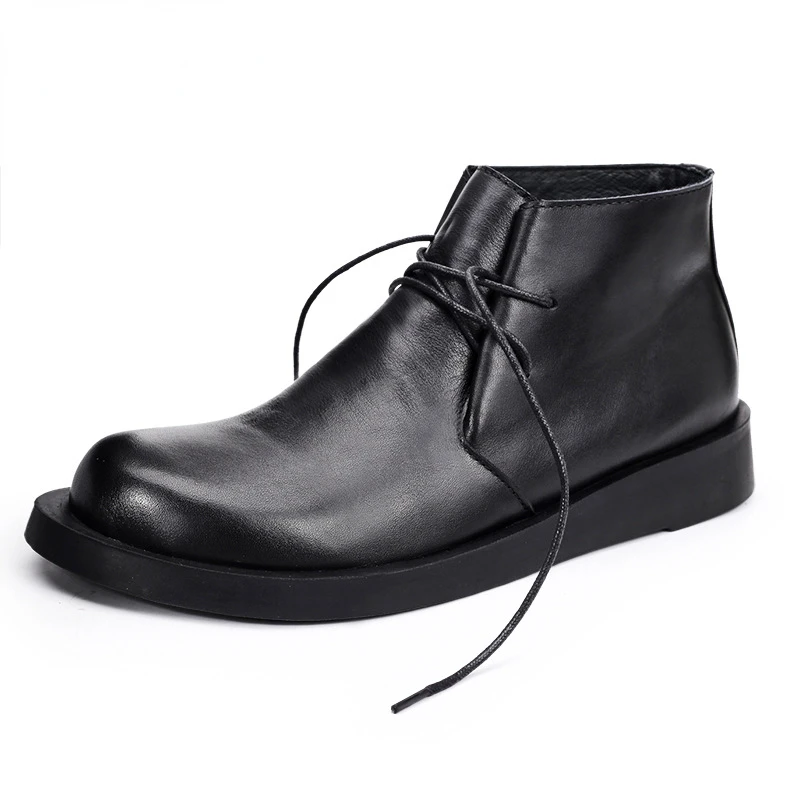 ヴィンテージ本革メンズアンクルカウスエードオックスフォードブ - Men Formal Wear With Boots のレビューと価格